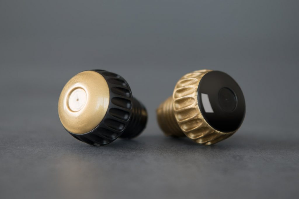 Sektstopfen S23 schwarz-gold